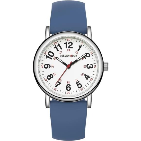 Waterproof Nurse Watch for Medical Professionals, Students Women Men - Military